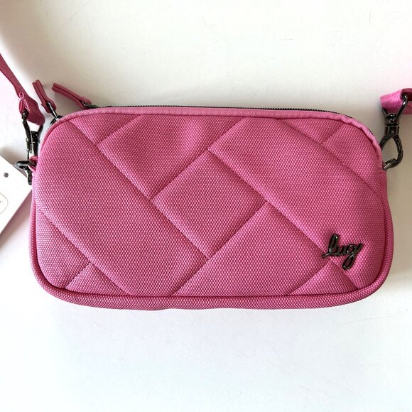 Lug Coupe XL Matte Luxe VL Convertible Crossbody Tourmaline Pink Belt Bag - Picture 5 of 13